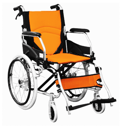 SILLA ALUMINIO NARANJA